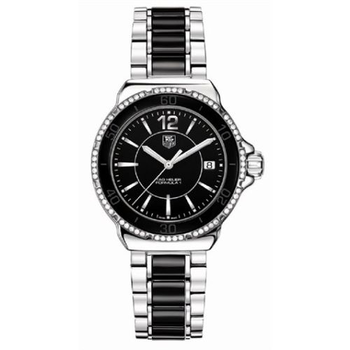 TAG Heuer Formula 1 Quartz 37 Stainless Steel / Diamond / Black / Bracelet